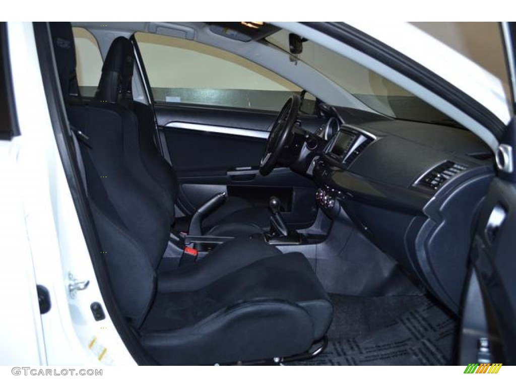 2011 Lancer Evolution GSR - Wicked White / Black photo #11