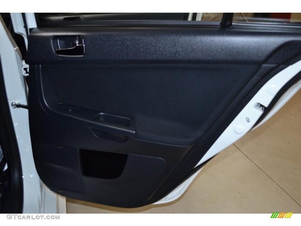 2011 Lancer Evolution GSR - Wicked White / Black photo #16