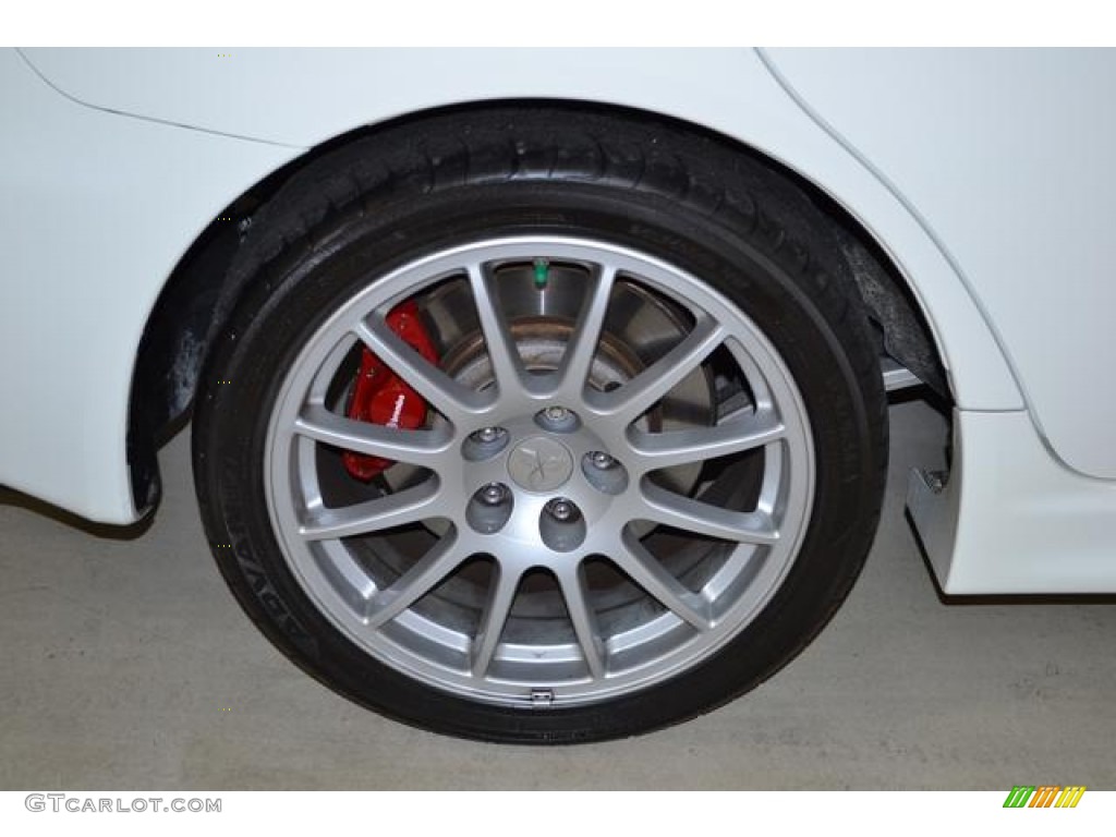 2011 Lancer Evolution GSR - Wicked White / Black photo #18