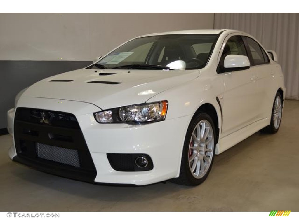 2011 Lancer Evolution GSR - Wicked White / Black photo #19