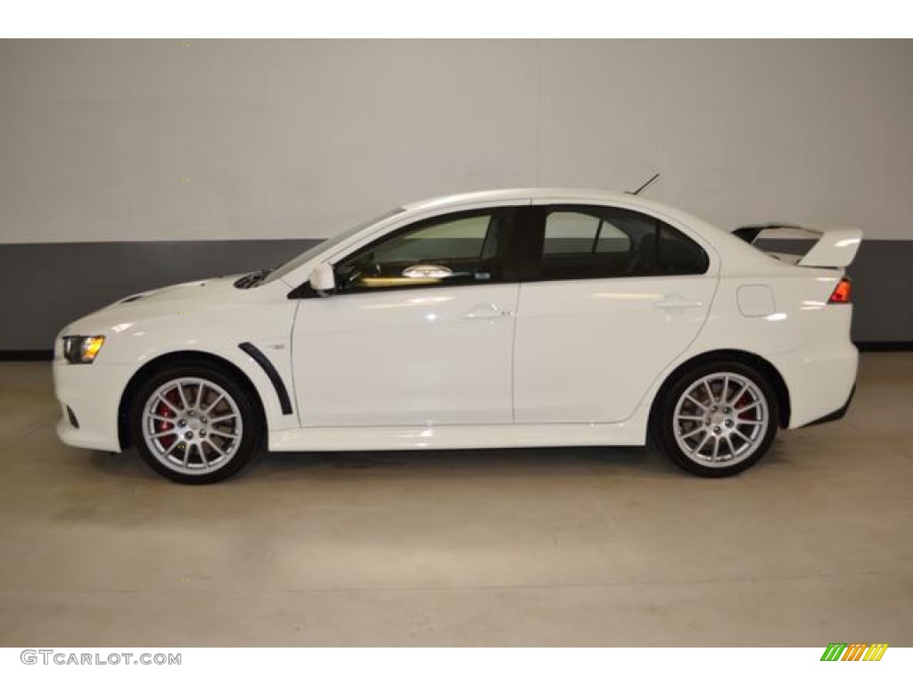 2011 Lancer Evolution GSR - Wicked White / Black photo #20