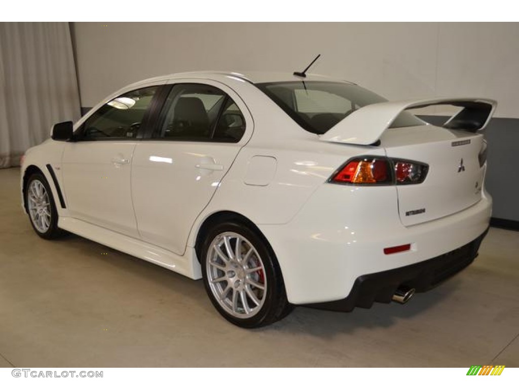 2011 Lancer Evolution GSR - Wicked White / Black photo #21
