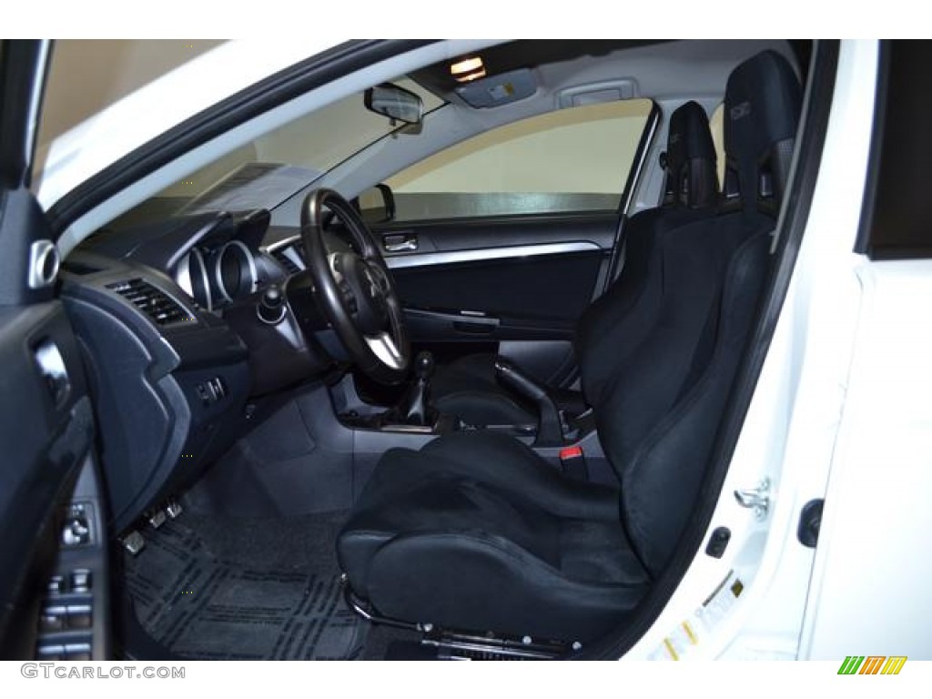 2011 Lancer Evolution GSR - Wicked White / Black photo #23