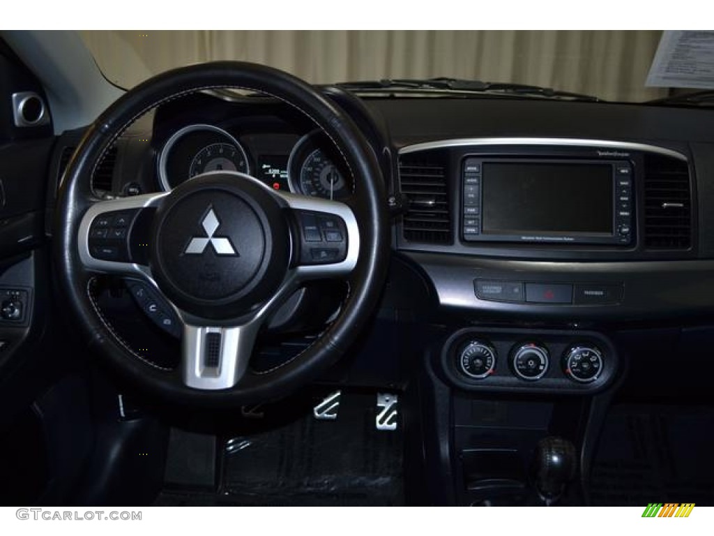 2011 Lancer Evolution GSR - Wicked White / Black photo #24