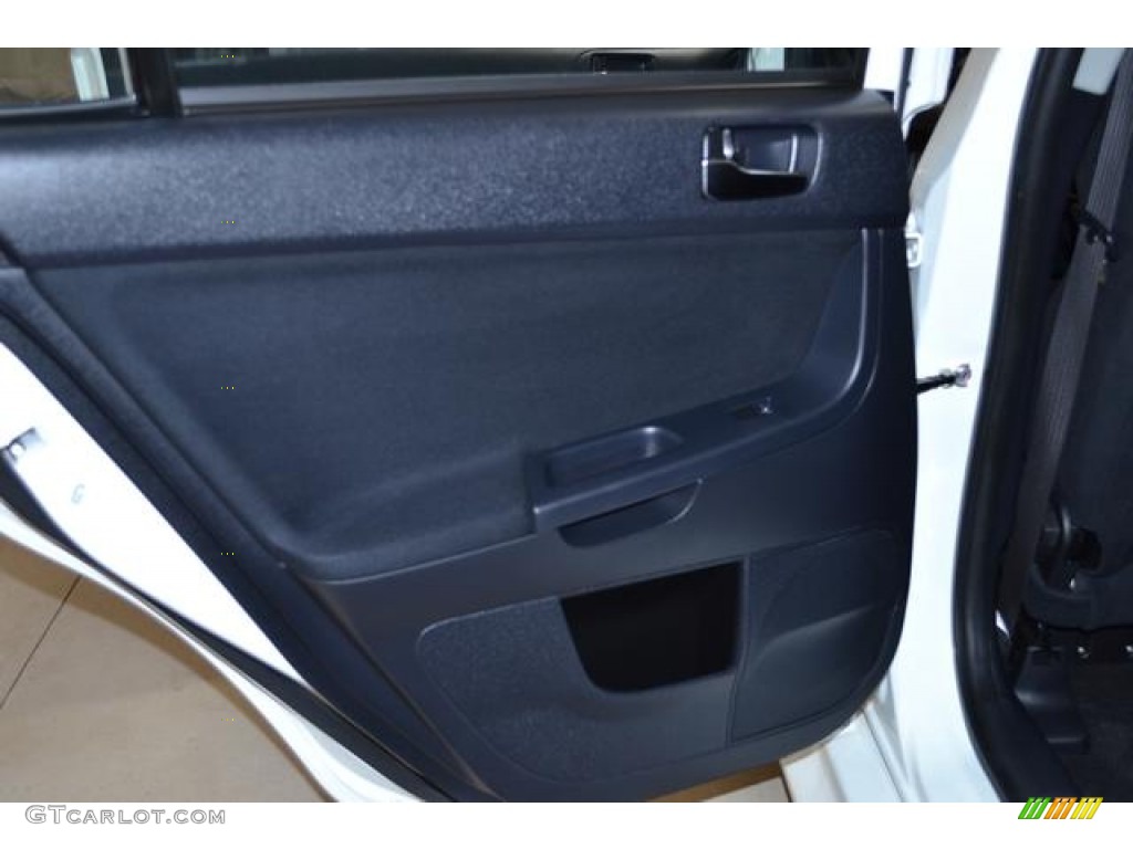 2011 Lancer Evolution GSR - Wicked White / Black photo #35