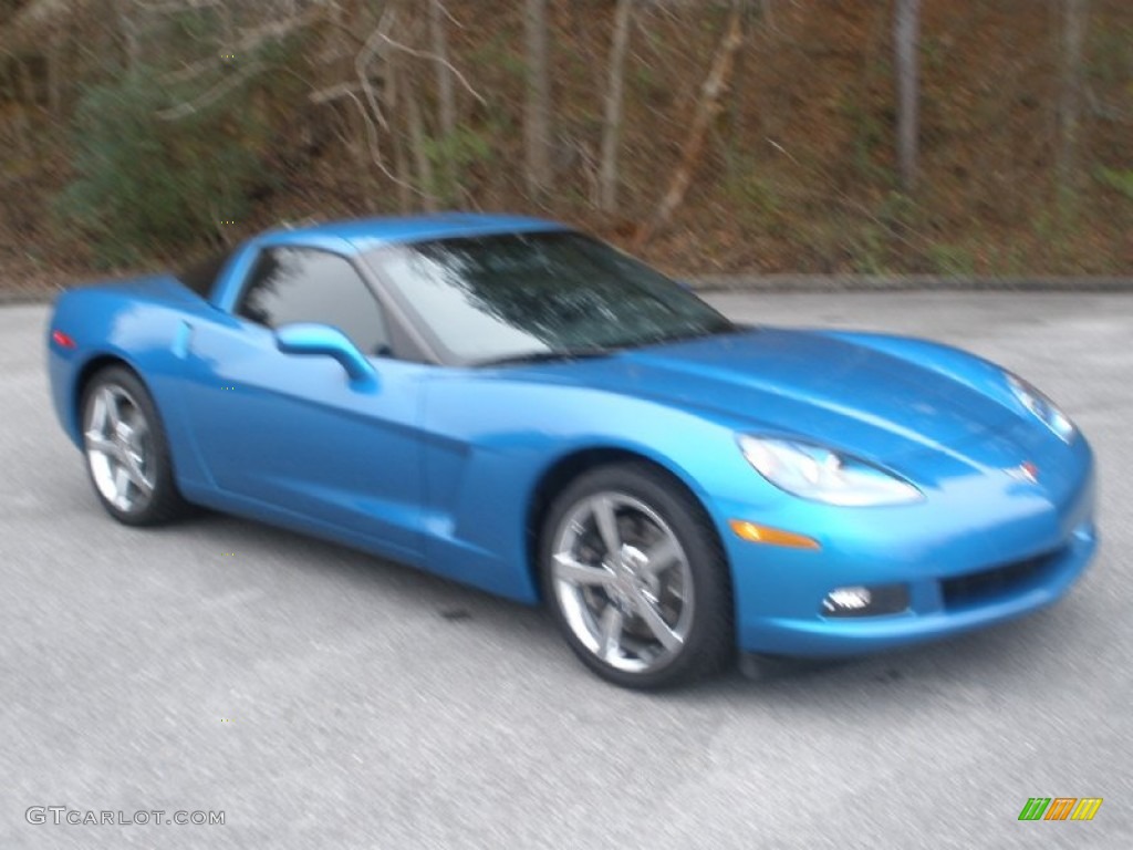 2011 Corvette Coupe - Jetstream Blue Tintcoat Metallic / Ebony Black photo #1