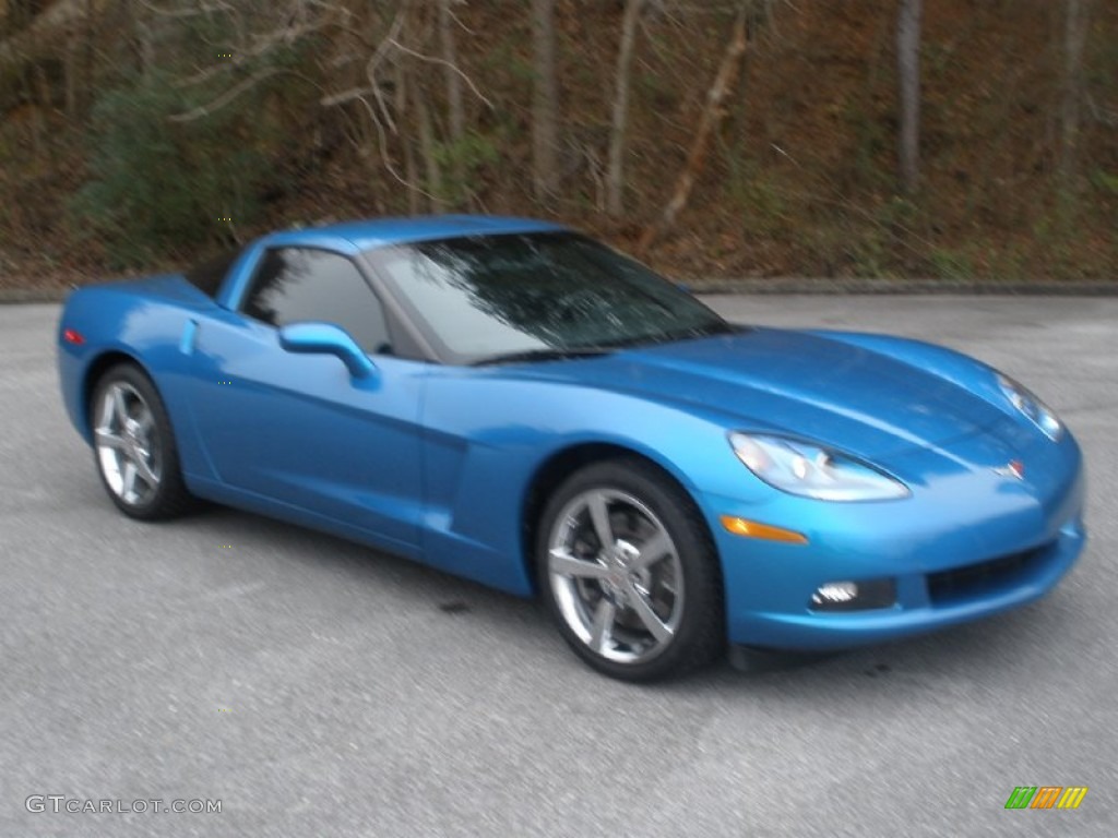 2011 Corvette Coupe - Jetstream Blue Tintcoat Metallic / Ebony Black photo #2