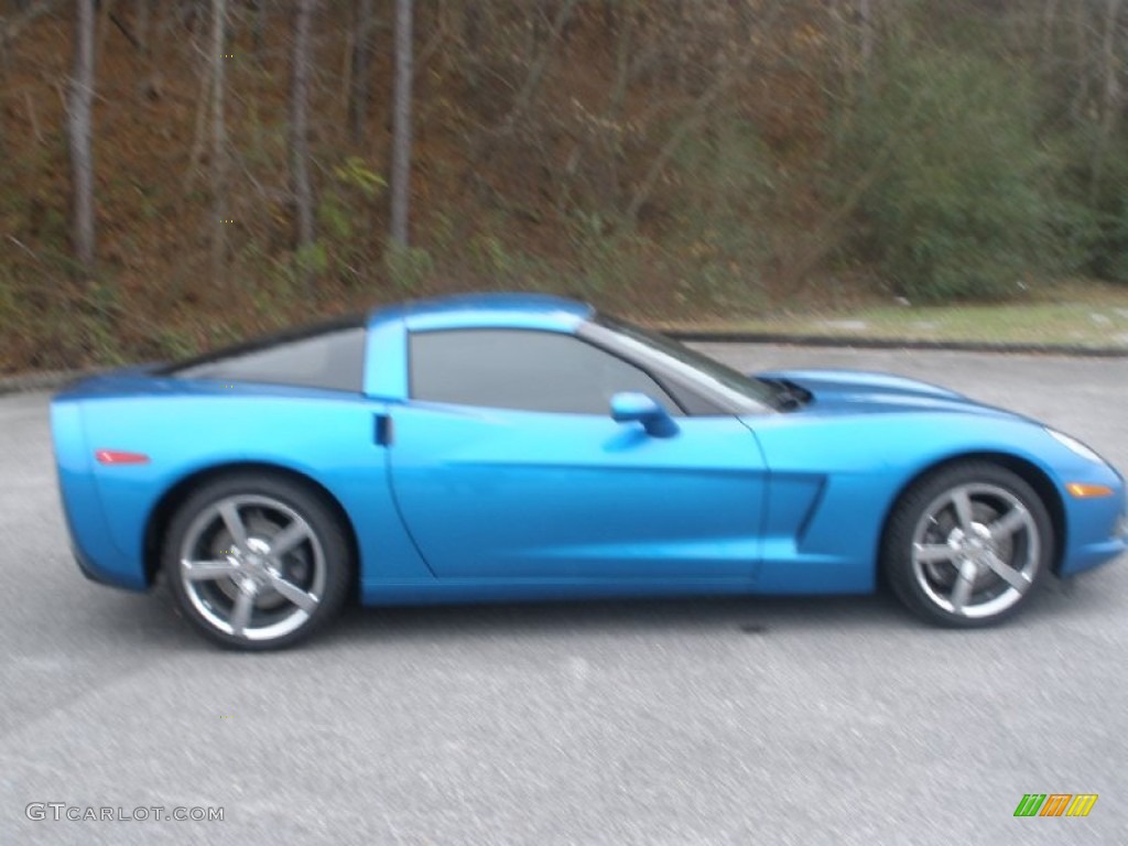 2011 Corvette Coupe - Jetstream Blue Tintcoat Metallic / Ebony Black photo #3