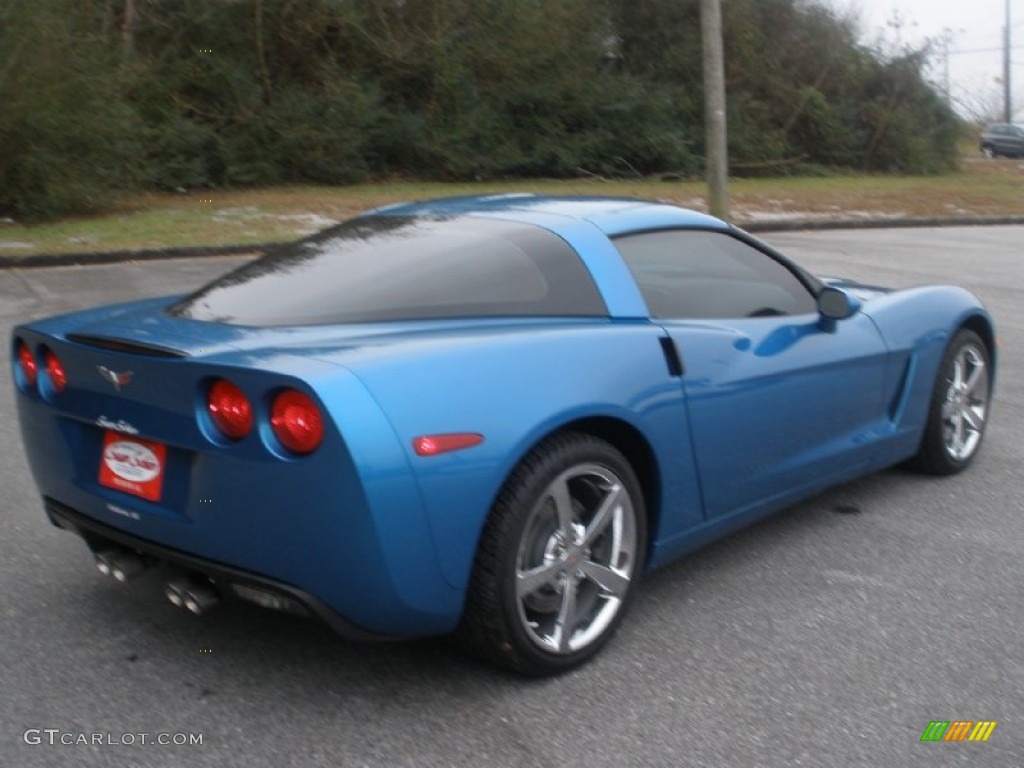 2011 Corvette Coupe - Jetstream Blue Tintcoat Metallic / Ebony Black photo #10