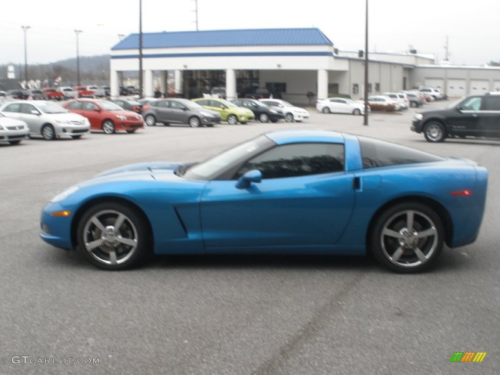 2011 Corvette Coupe - Jetstream Blue Tintcoat Metallic / Ebony Black photo #13