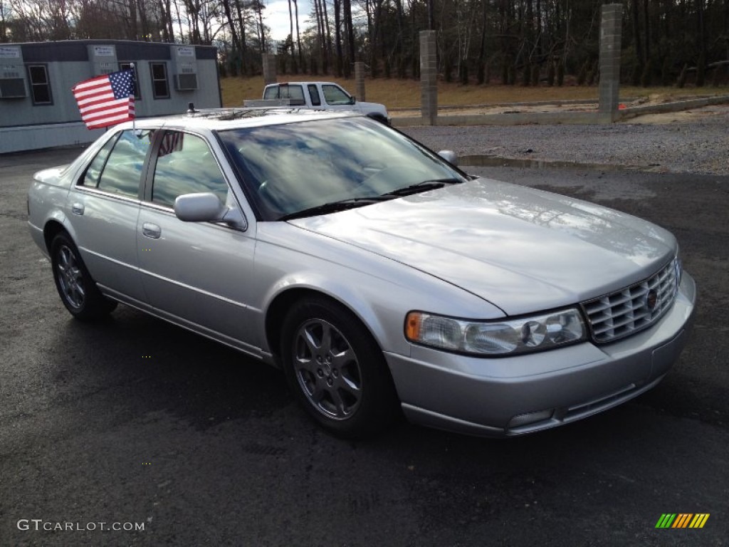 2002 Seville STS - Sterling Silver / Dark Gray photo #3