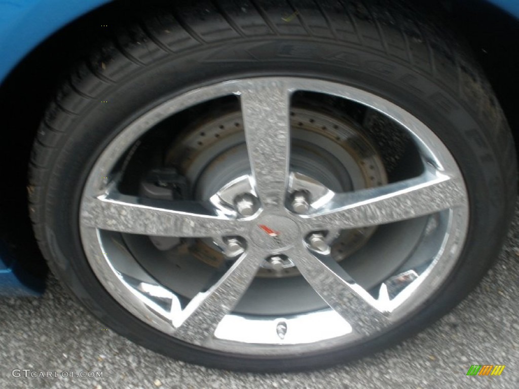 2011 Corvette Coupe - Jetstream Blue Tintcoat Metallic / Ebony Black photo #17