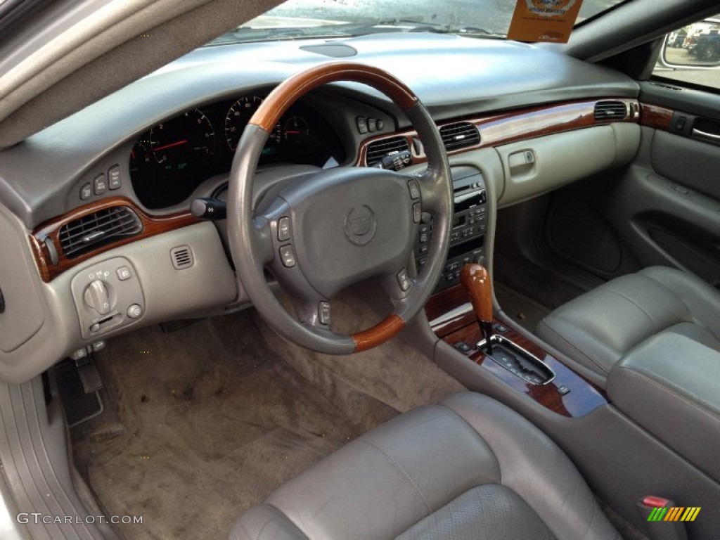 Dark Gray Interior 2002 Cadillac Seville STS Photo #75198925