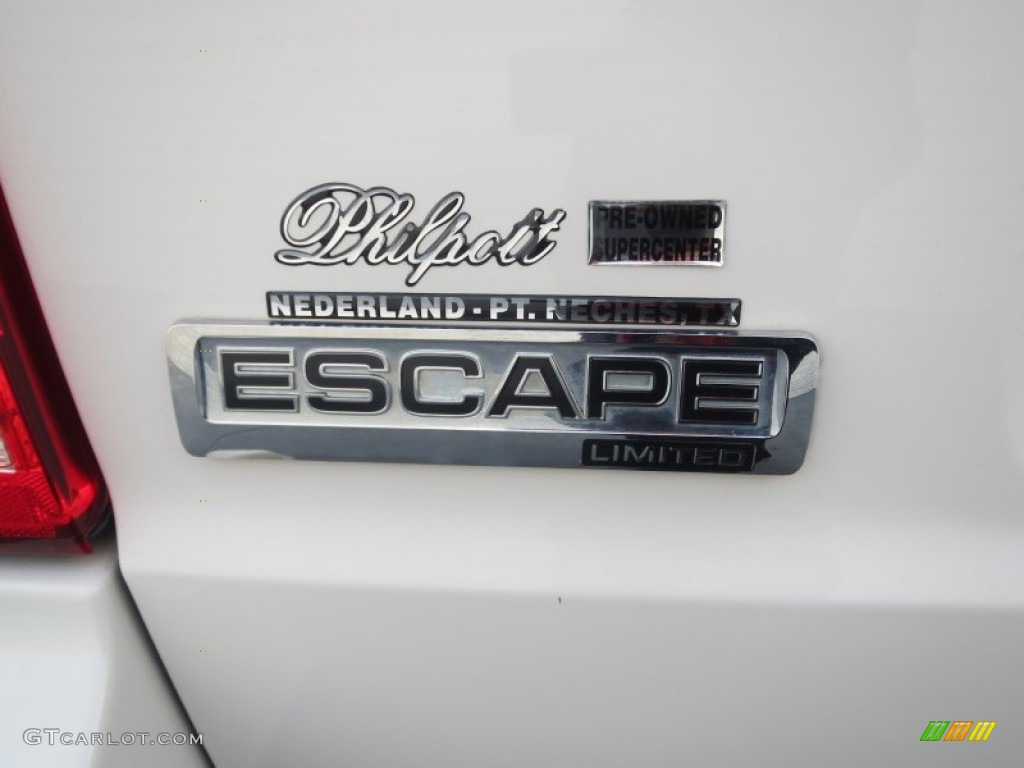 2009 Escape Hybrid Limited - White Suede / Stone photo #19