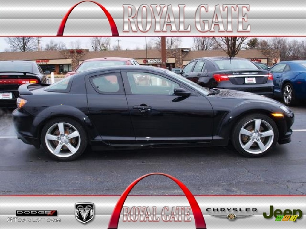 2007 RX-8 Grand Touring - Brilliant Black / Black photo #1