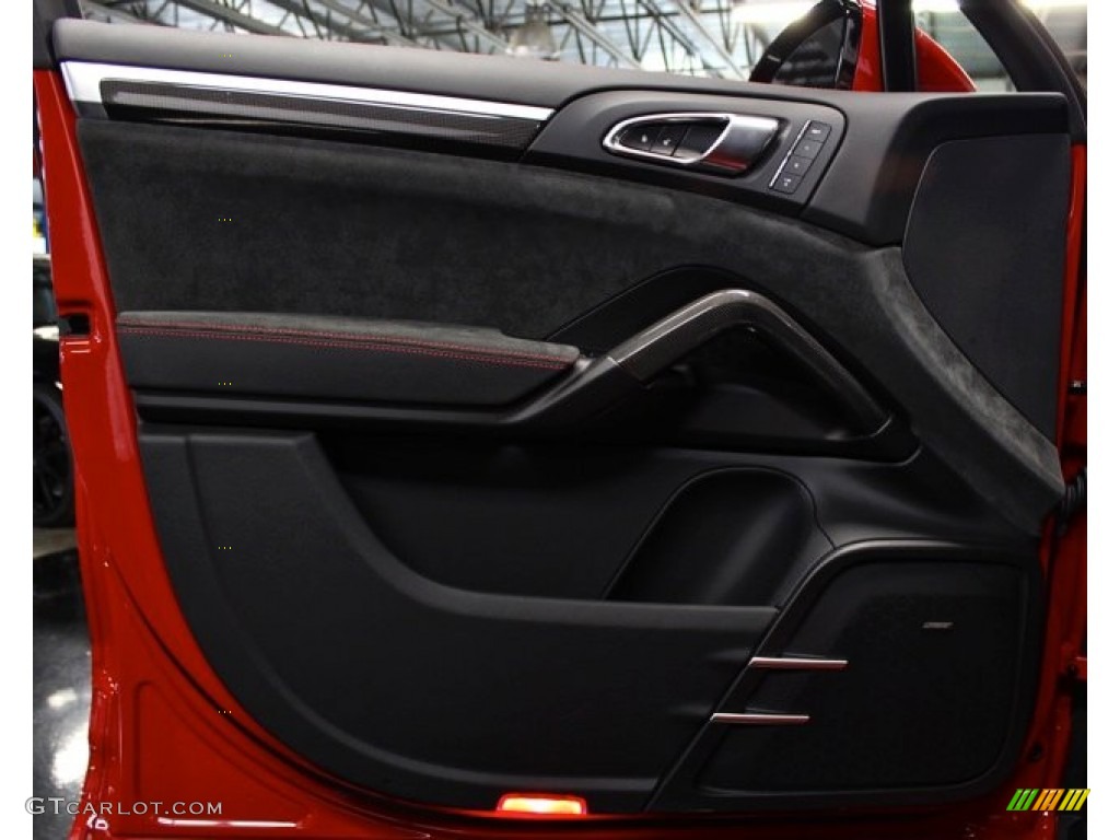 2013 Porsche Cayenne GTS Black Door Panel Photo #75201618