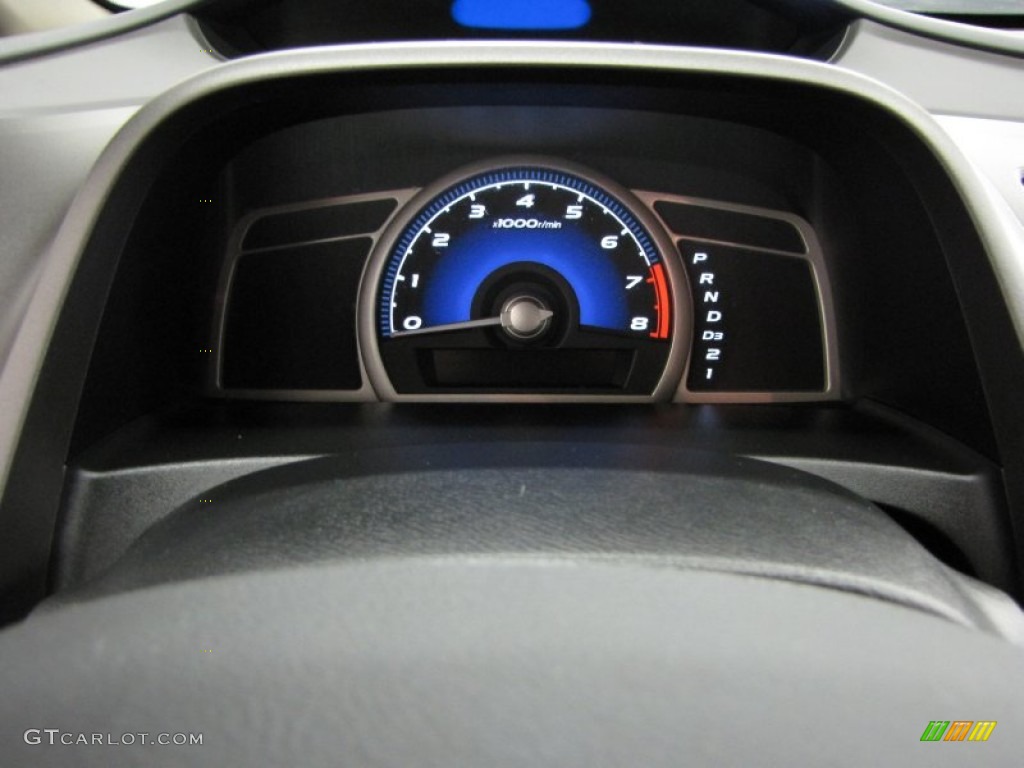 2011 Civic LX Sedan - Urban Titanium Metallic / Beige photo #19