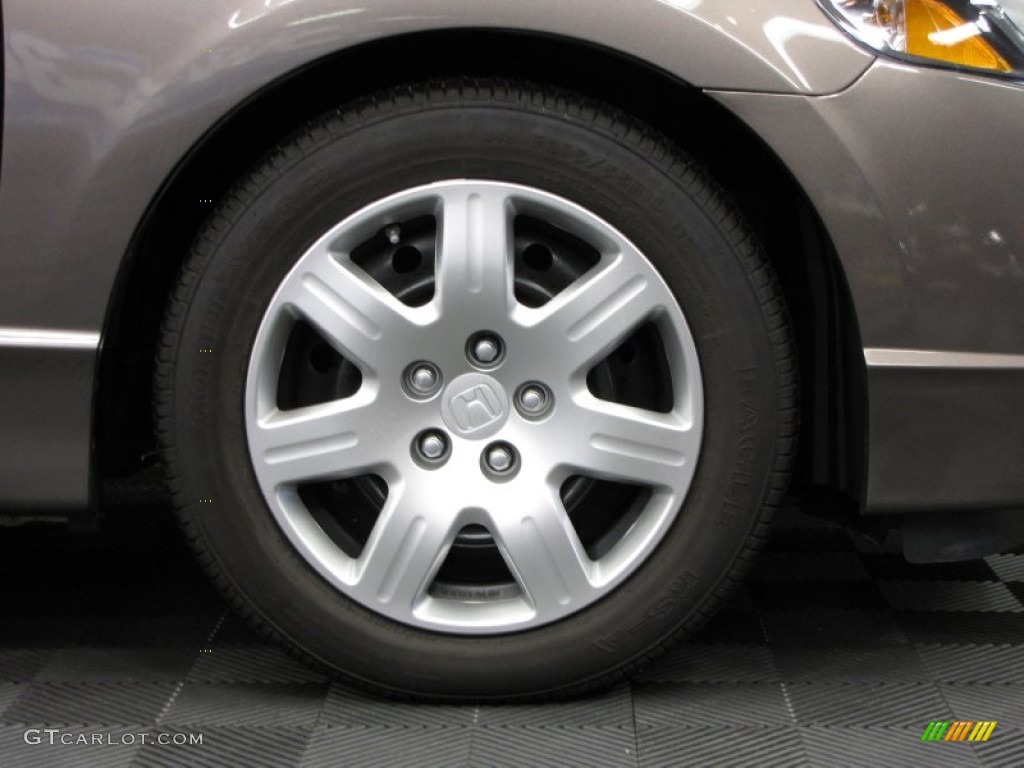 2011 Civic LX Sedan - Urban Titanium Metallic / Beige photo #23