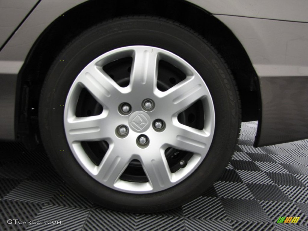 2011 Civic LX Sedan - Urban Titanium Metallic / Beige photo #25