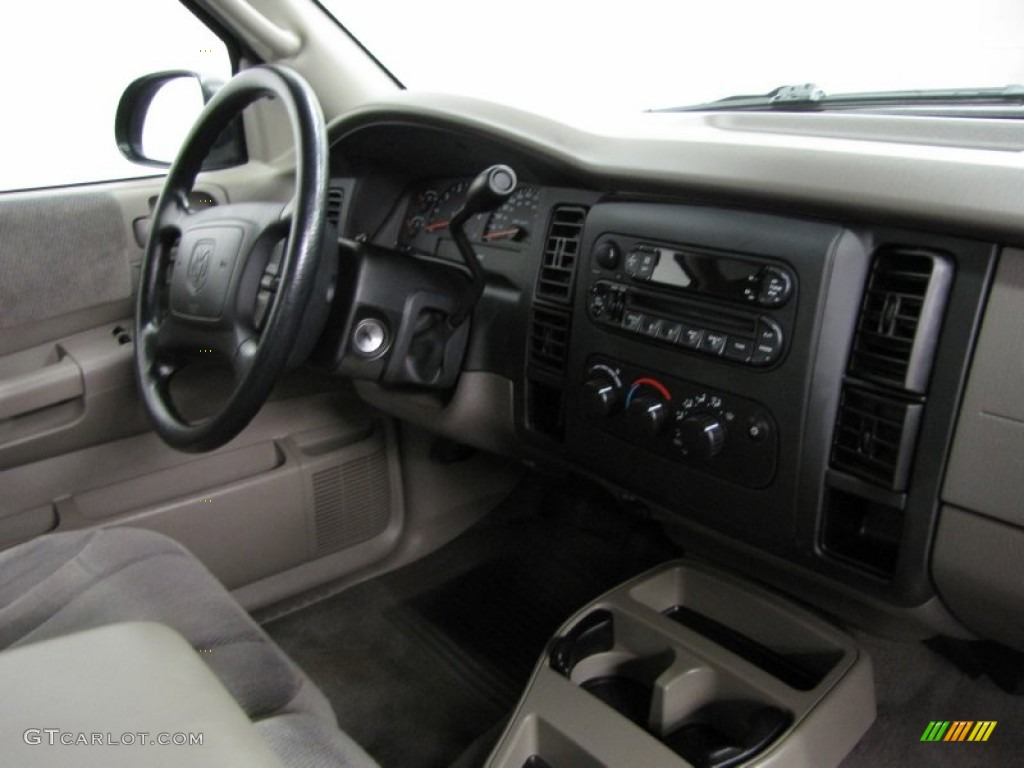 2003 Dakota SLT Quad Cab - Dark Garnet Red Pearl / Dark Slate Gray photo #21