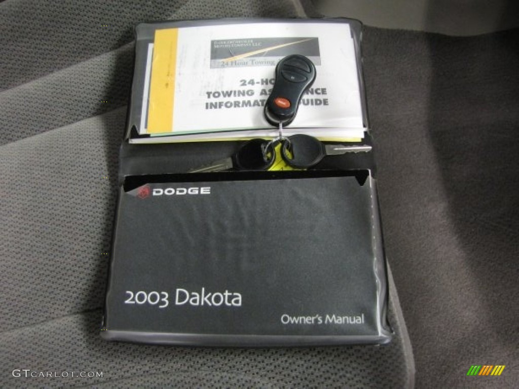 2003 Dakota SLT Quad Cab - Dark Garnet Red Pearl / Dark Slate Gray photo #28