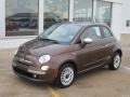 2012 Espresso (Brown) Fiat 500 Lounge  photo #10