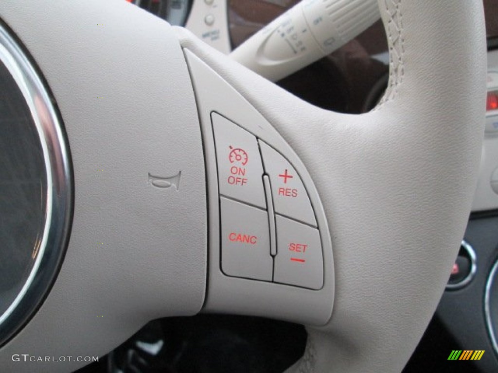 2012 Fiat 500 Lounge Controls Photo #75203269