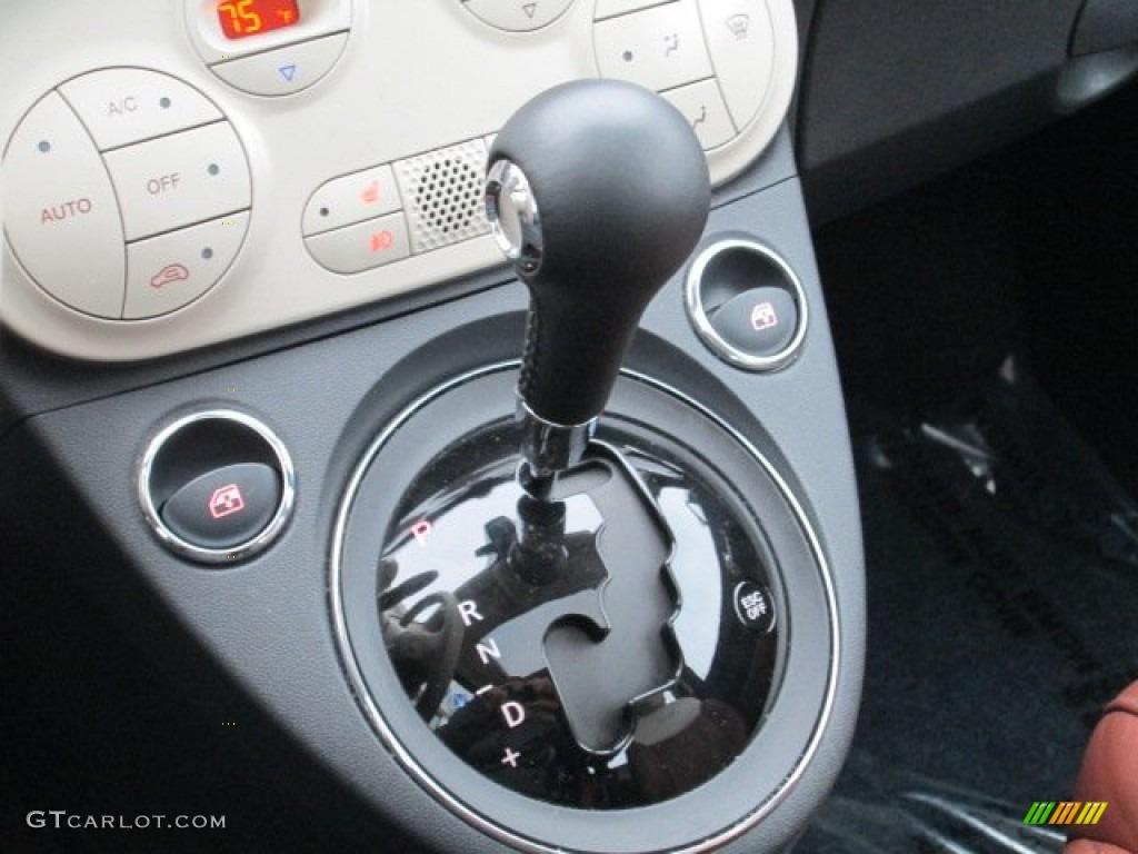 2012 Fiat 500 Lounge 6 Speed Auto Stick Automatic Transmission Photo #75203334