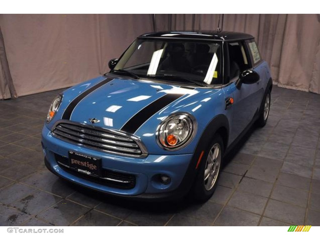 2013 Cooper Hardtop - Kite Blue / Carbon Black photo #1