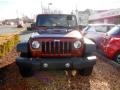 2010 Red Rock Crystal Pearl Jeep Wrangler Sport 4x4  photo #2