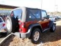 2010 Red Rock Crystal Pearl Jeep Wrangler Sport 4x4  photo #6
