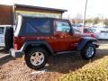 2010 Red Rock Crystal Pearl Jeep Wrangler Sport 4x4  photo #7