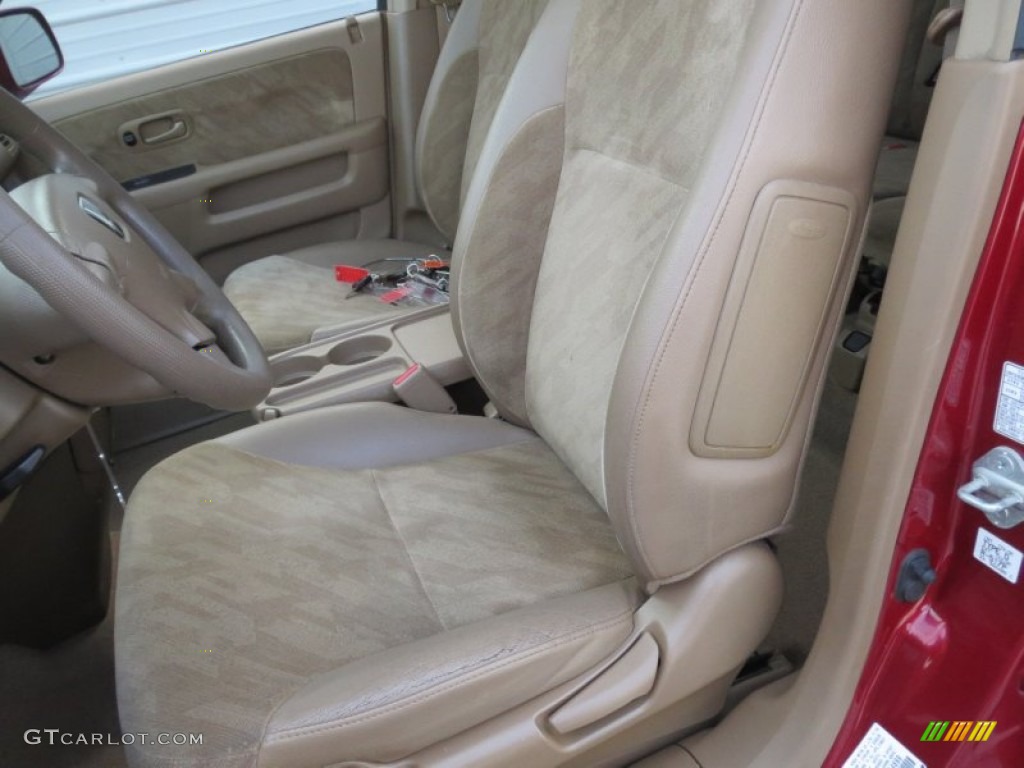 2004 CR-V EX 4WD - Chianti Red Pearl / Saddle photo #29