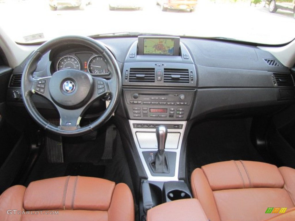 2006 BMW X3 3.0i Terracotta Dashboard Photo #75204846