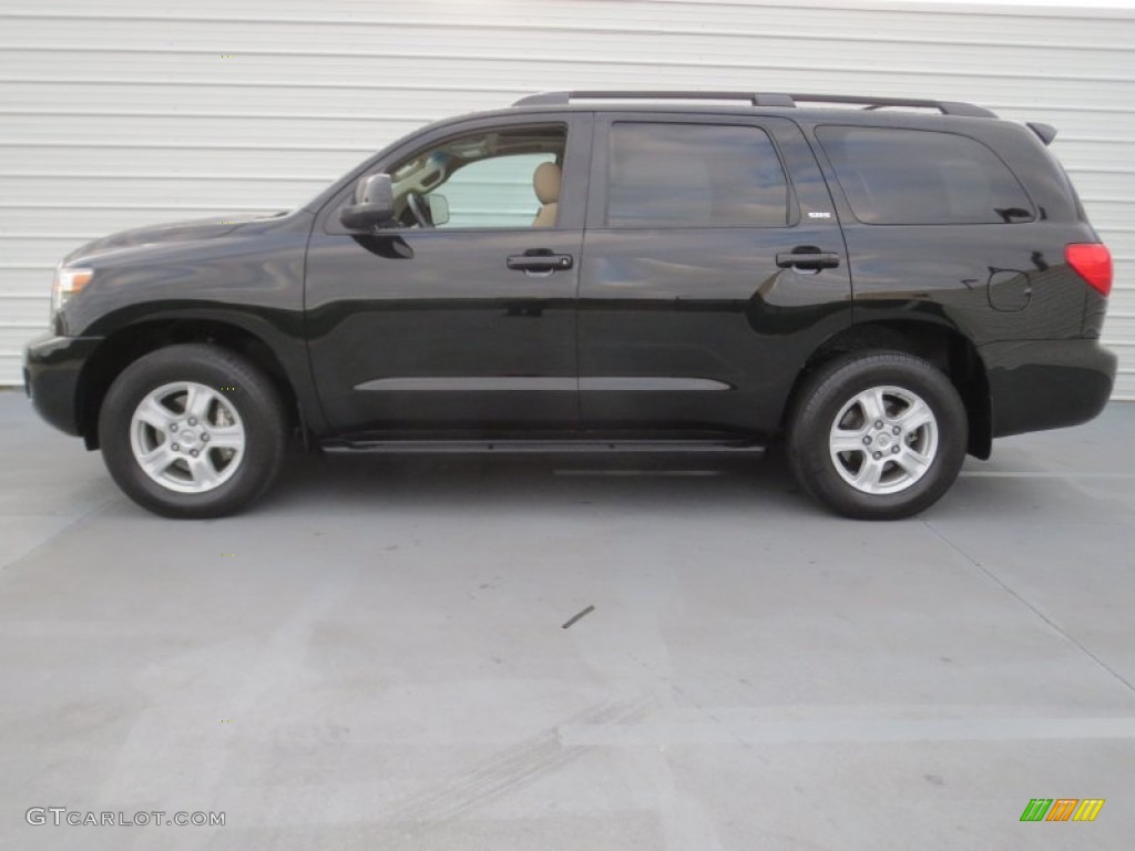 Black 2010 Toyota Sequoia SR5 4WD Exterior Photo #75205008