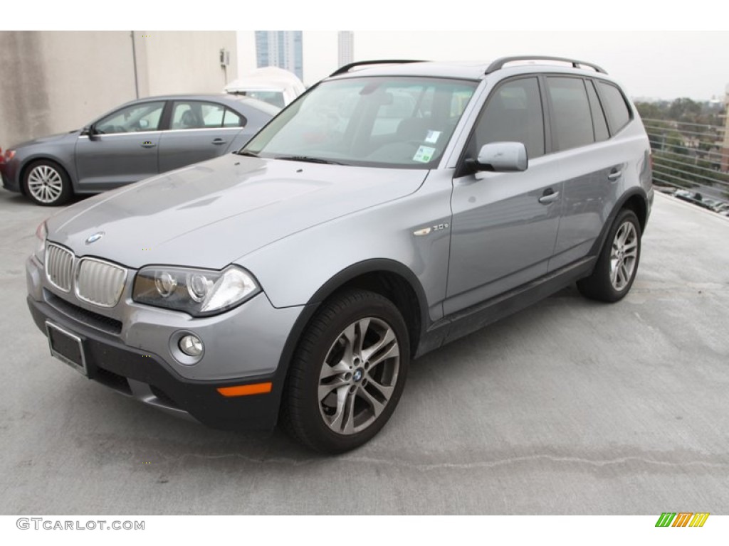 Silver Grey Metallic 2007 BMW X3 3.0si Exterior Photo #75205332