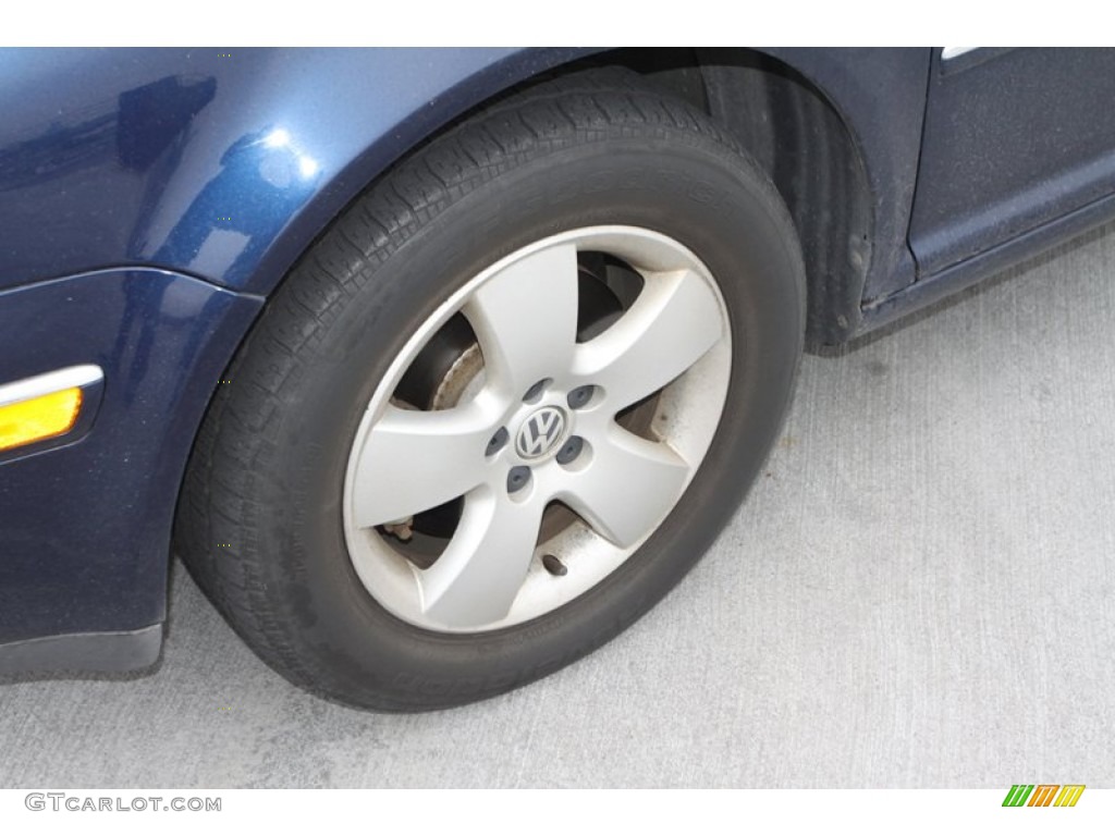 2004 Jetta GLS Sedan - Galactic Blue Metallic / Grey photo #4