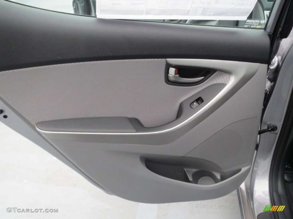 2013 Hyundai Elantra GLS Gray Door Panel Photo #75206910