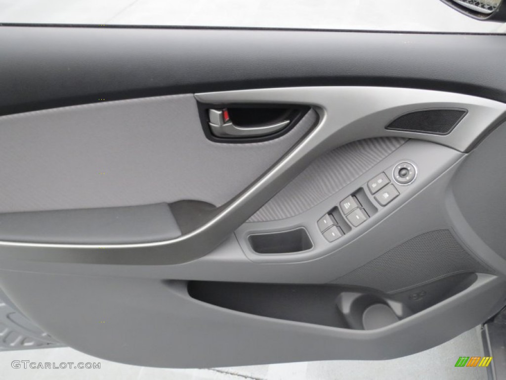 2013 Hyundai Elantra GLS Gray Door Panel Photo #75206940
