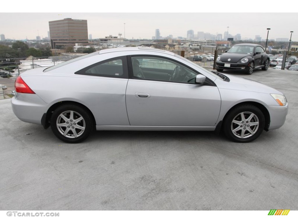 2003 Accord EX V6 Coupe - Satin Silver Metallic / Black photo #10