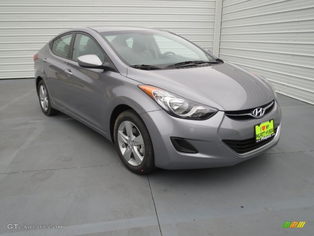 2013 Elantra GLS - Titanium Gray Metallic / Gray photo #1