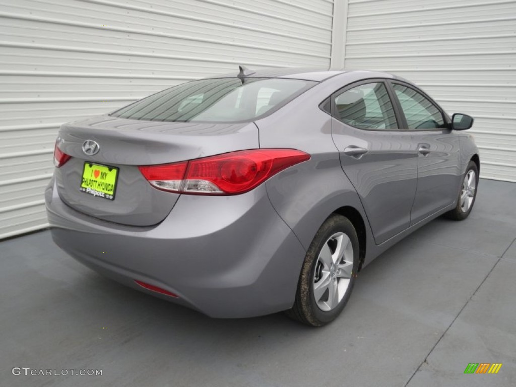 2013 Elantra GLS - Titanium Gray Metallic / Gray photo #3