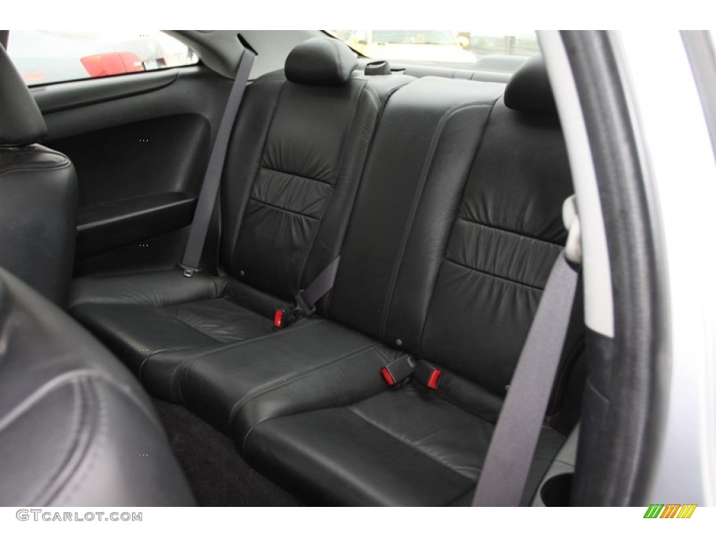 2003 Accord EX V6 Coupe - Satin Silver Metallic / Black photo #16
