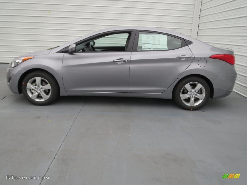 2013 Elantra GLS - Titanium Gray Metallic / Gray photo #5