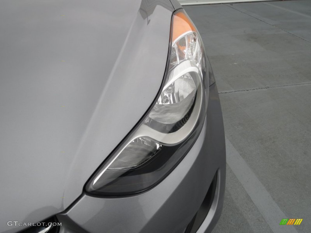 2013 Elantra GLS - Titanium Gray Metallic / Gray photo #8