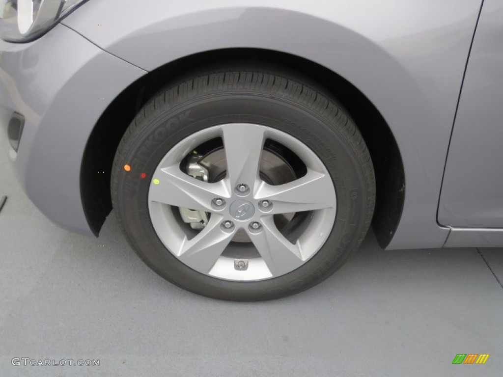 2013 Elantra GLS - Titanium Gray Metallic / Gray photo #10