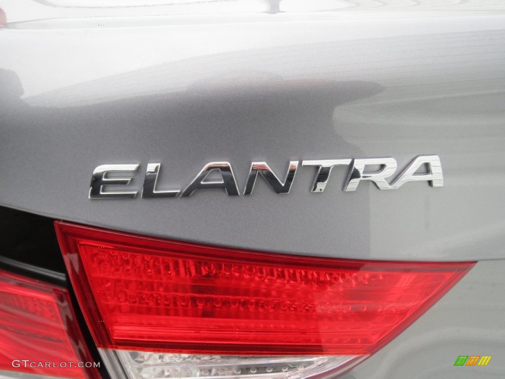 2013 Elantra GLS - Titanium Gray Metallic / Gray photo #13