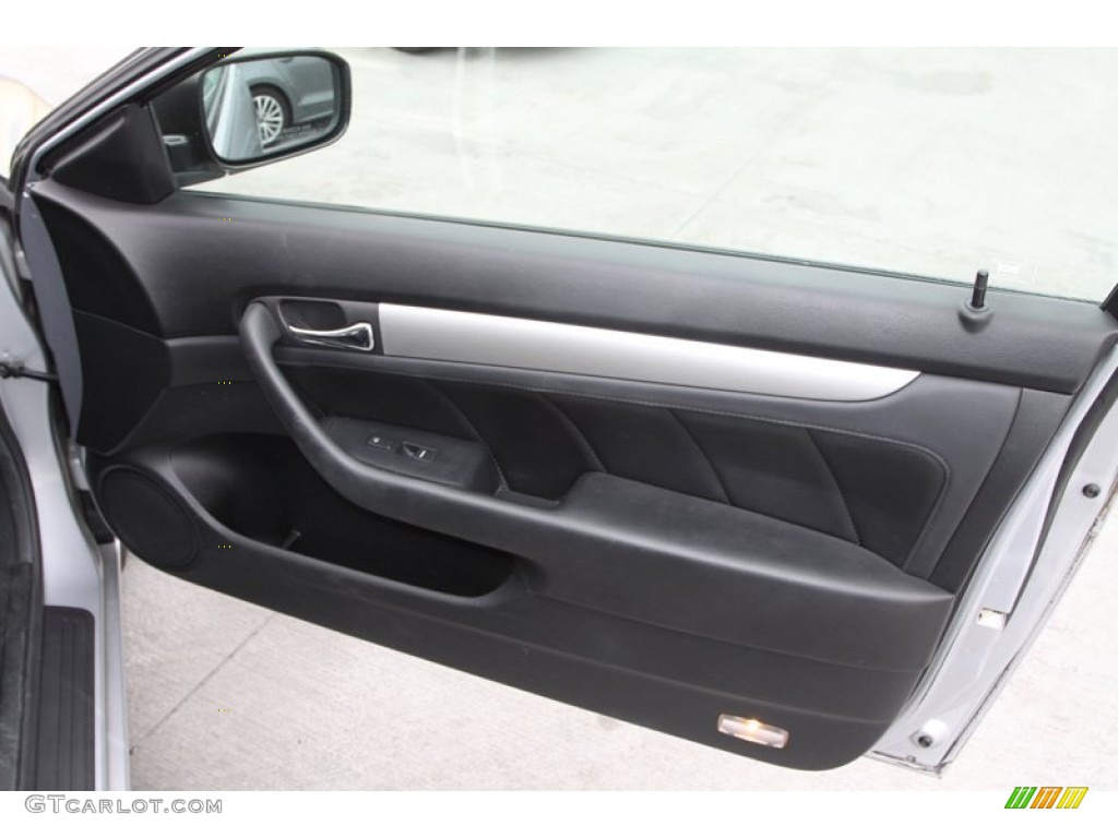 2003 Accord EX V6 Coupe - Satin Silver Metallic / Black photo #26