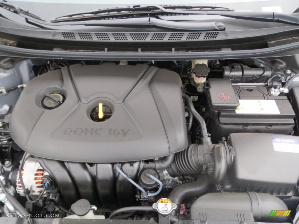 2013 Elantra GLS - Titanium Gray Metallic / Gray photo #15
