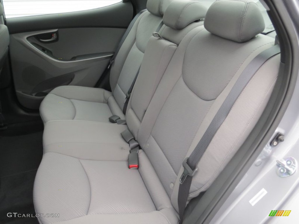 2013 Elantra GLS - Titanium Gray Metallic / Gray photo #18